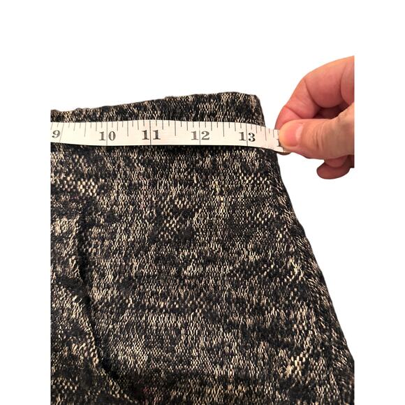 Stone Cold Fox Geary Wool Tweed Shorts Front Pocket Black White, size 1 - Picture 8 of 12